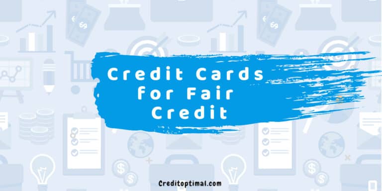 credit cards for fair credit